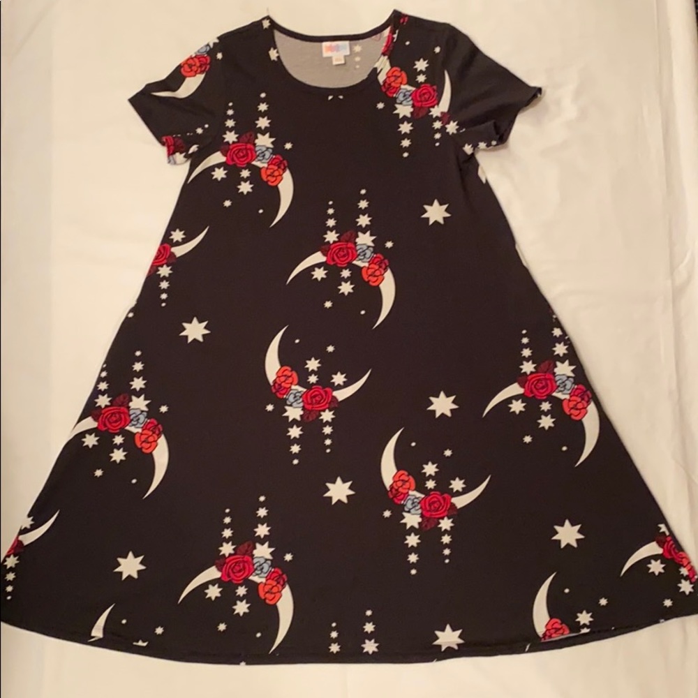 LuLaRoe Jessie Dress Unicorn Print NWOT
